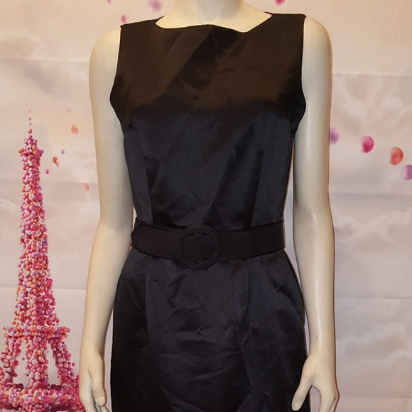 Vintage Belted Wiggle Dress 